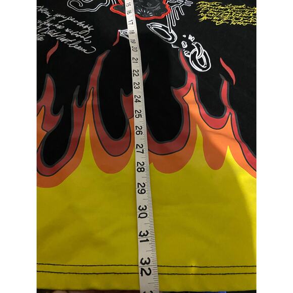 SCREENSHOT Fire Men's T-Shirt Black Size 3 XL - Picture 6 of 6